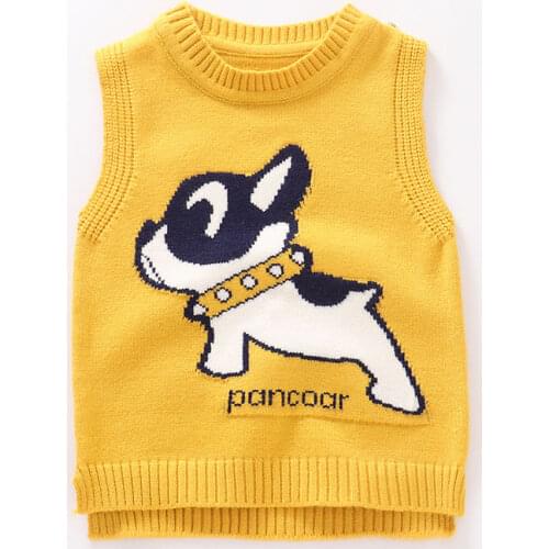 Baby Pullover Vest Boys and Girls Waistcoat Sweater Baby Wool Vest Baby Sweater Outer Wear Vest Kids Coat 0-5 Years