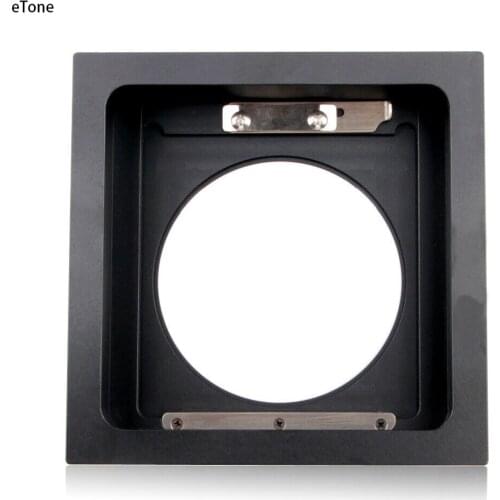 ETone New 140x140mm Sinar Horseman Recessed Black Lens Board Adapter To Linhof Technika 4x5
