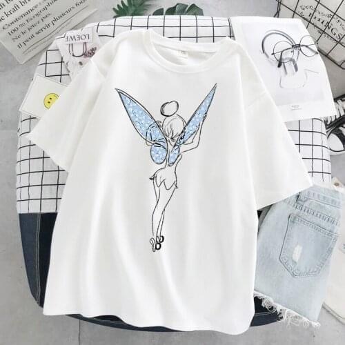 2021 Womens T-shirts Cute Princess Oversized T Shirt Harajuku Summer Cartoon Short Sleeve Tshirt Female Fashion Woman Clothes
