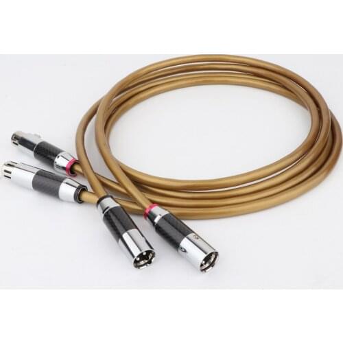 Pair VHD D102 MKIII Silver Plated XLR Balanced Cable HIFI XLR Male to Female Audio Cable