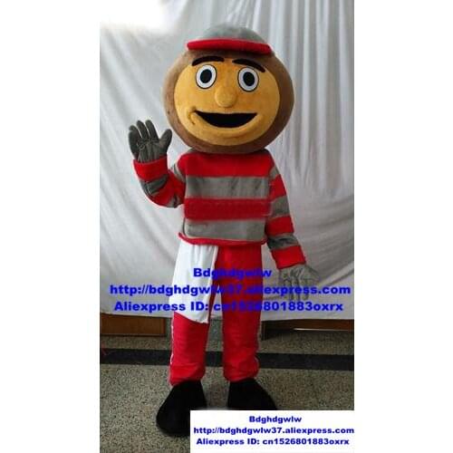 Ohio State Buckeyes Brutus Mascot Costume Adult Cartoon Character Outfit Suit Business Promotion Thanks Will zx295