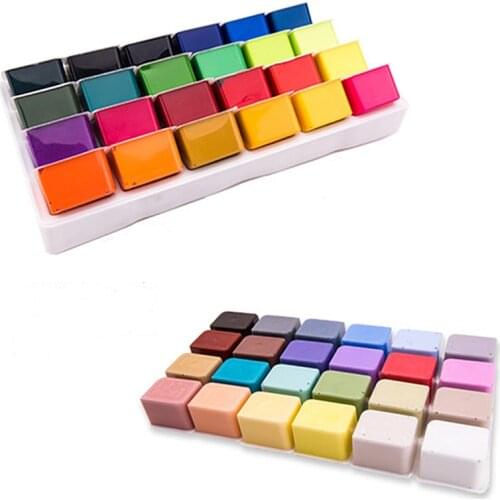 90ml Gouache Paint Unique Jelly Cup Design Watercolor Paints portable Gouache Paint High-quality Art Supplies for Beginer