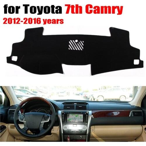 Car dashboard cover mat for TOYOTA 7th CAMRY 2012-2016 years Left hand drive dashmat pad dash mat covers dashboard accessories