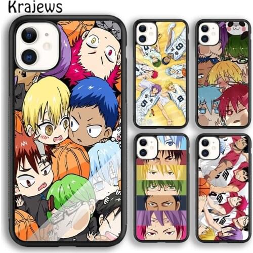 Krajews Anime Kuroko no Basuke Basket Soft Phone Case Cover For iPhone 5 SE 6s 7 8 plus X XR XS 11 12 pro max Samsung S8 S9 S10