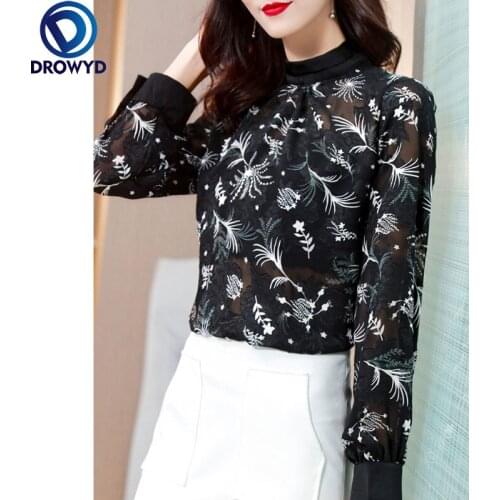 New Fashion Full Sleeve Blouse Women New Spring Chiffon Loose Blusas Womens Tops and Blouses Blusas Mujer De Moda 2021 Summer