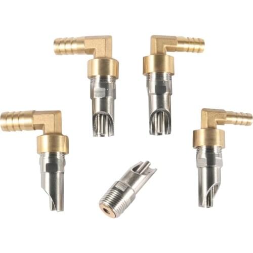 Piglet Water Tsui 1/2 Inch Stainless Steel Pig Drinking Fountain Pig Automatic Waterer Drinker Nipple Head Farm Watering Supplie