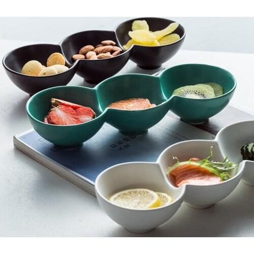 Creative Dim Sum Cooking Ceramic Bowl Dessert Fruit Plate Nordic Style Hotel Western Plate