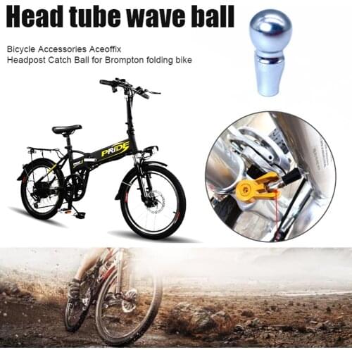Aluminum Alloy Bicycle Headposts Catch Ball Biking Portable Dustproof Cycling Parts for Brompton Folding Bike Handlebar