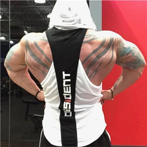 High Quality Tops Gyms Clothing Fitness Sleeveless hoodies Vests Cotton Singlets Muscle Men Joggers vest Bodybuilding Clothing