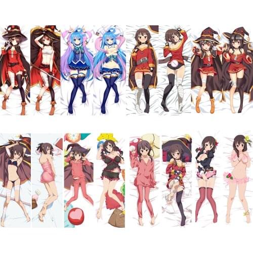 Japanese Anime KonoSuba Gods Blessing on This Wonderful World! Dakimakura pillow case cover hugging body pillowcases