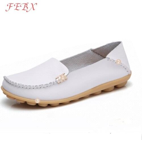 Women Casual Loafers Flat Shoes Ladies Ladies Suede Footwear New Comfortable Flock Solid Autumn Moccasins Female Slip On