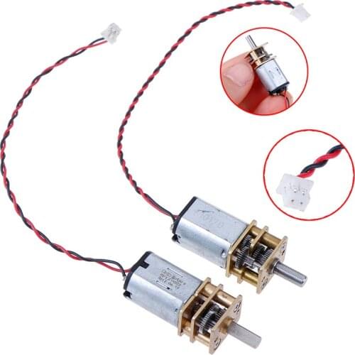 1 Pcs DC 3V-6V 5V 55rpm Reduction Gearbox Slow Speed Micro N20 Full Metal Gear Motor