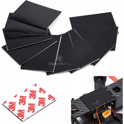 10pcs/pack Silicone Non-slip Mat Battery Anti Skid Pads Thickness Stickers for RC Multirotor FPV Racing Drone Spare Part