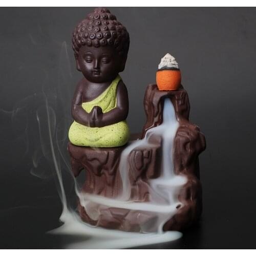 50 Pcs Backflow Incense Household Natural Tea Smoke Reflux Tower Incense Gourd Burner Fragrant Reflux