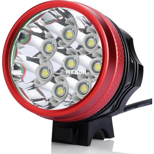 8xXML T6 LED 8000LM Bike lights headlight Mountain lights floodlight The searchlight Bicycle big flashlight Super bright
