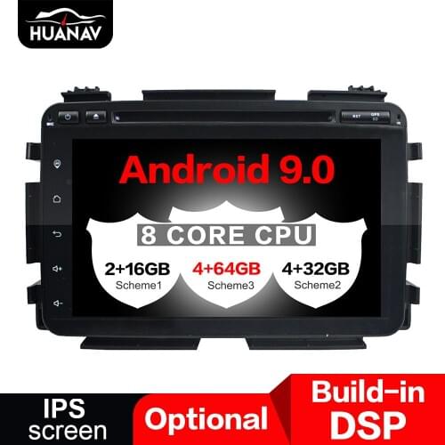 DSP Android 9.0 Car DVD Player GPS navigation For Honda Vezel 2015+ auto multimidia radio stereo head uint tape recorder max 64G