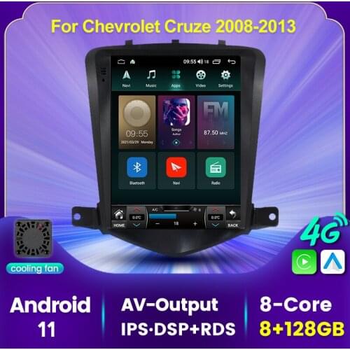 9.7'' Android 11 6+128G Car Radio Stereo Multimedia Headunit For Chevrolet Cruze J300 Holden Daewoo Lacetti 2009-2015 carplay