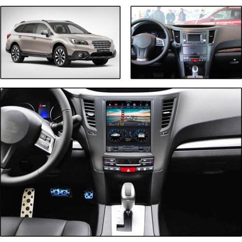 Android 9.0 os 10.4 inch vertical screen car gps radio navigation for Subaru Outback Impreza Legacy 2009 2010 2011 2012 2013