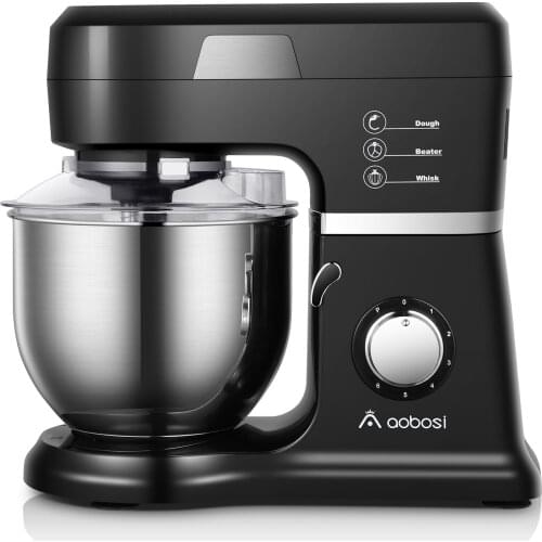 Aobosi Stand Mixer Cream Egg Whisk Blender 5L Cake Dough Bread Mixer Maker Machine 6 Speed For Home Commercial Baking