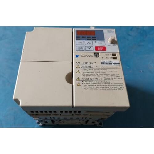 CIMR-V7AT23P7 3.7KW 200V inverter , used in good condition . 80% appearance new , good working , free shipping