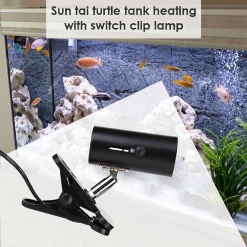 E27 UVA+UVB Reptile Lamp Kit with Clip-on Ceramic Light Holder Turtle Basking UV Heating Lamp Set Tortoises Lizard Lighting