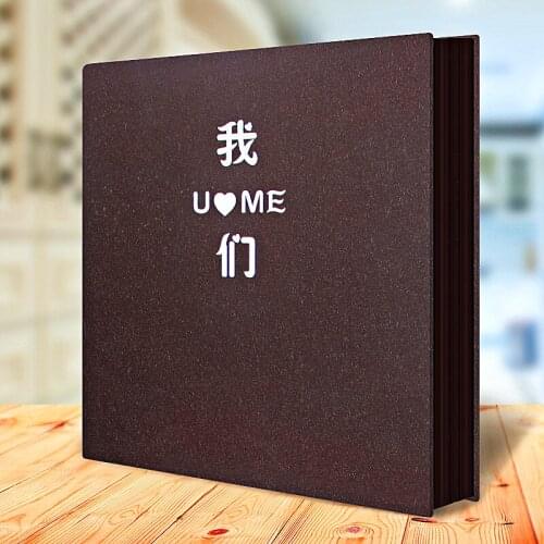 Luxury Creative Photo Album Vintage Diy Handmade Large Capacity Photo Album Baby Memory Book Portafotos Home Decor DI50XC