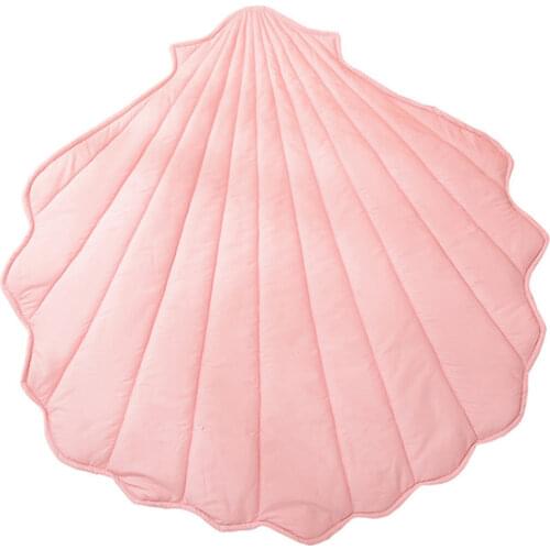 INS Style Shell Baby Play Mat Floor Crawling Rug Children Kid Playmat Pad Carpet Nursery Room Decorations Wall Hanging 105X110CM