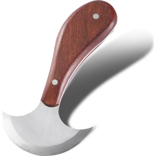KL Round Lether Full-tang Small Head Nife