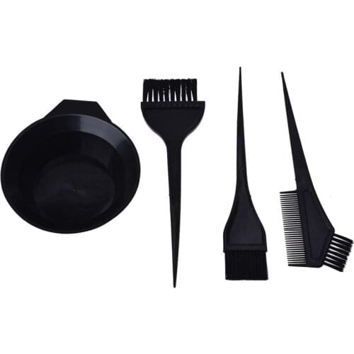 Hair Color Dye Bowl Comb Brushes Tool Kit Set Tint Coloring