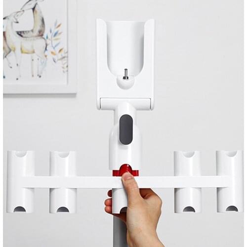 1*Storage Bracket For Dyson V11 Dok Vacuum Cleaner Parts Free Punching Storage Bracket 9 Holes Practical Extension Tool Adapter