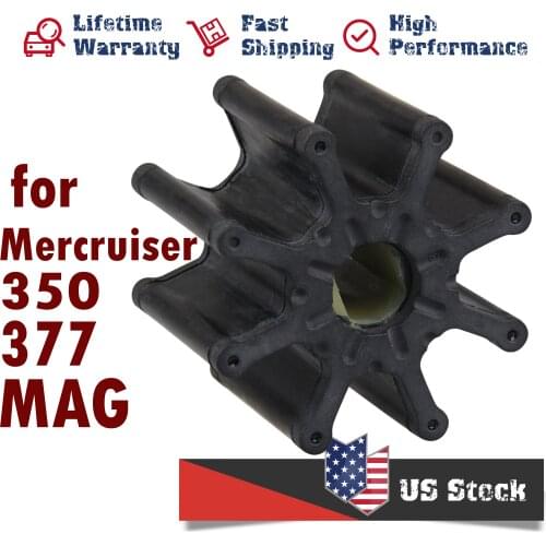 Water Pump Impeller For Mercruiser Mercury Bravo MAG MPI 4.3-5.0L 5.7/6.2/8.1L Outboard Motor 6 Blades Boat Parts & Accessories