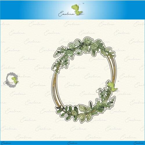 Twisted Wreath metal cutting dies 2021 new diy molds Scrapbooking Paper Making die cuts crafts