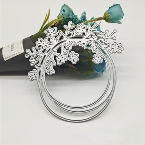 New Garland Metal Cutting Dies Stamps Dies Scrapbooking Mold Cut DIY Handmade Tools Craft Decoration Metal Cutting Dies New 2021