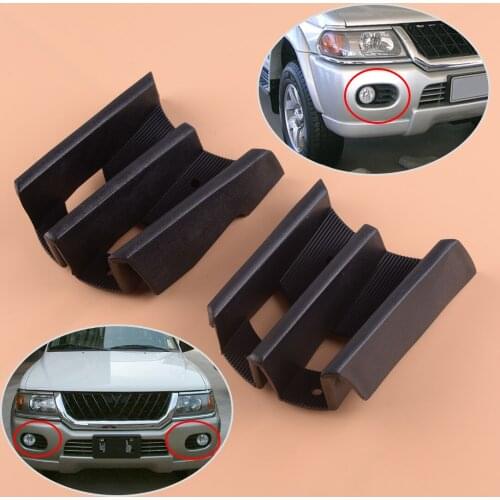 DWCX 1Pair Front Fog Lamp Light Grille Fit for Mitsubishi Montero Pajero Shogun Sport 1999-2002 2003 2004 2005 2006 2007 2008