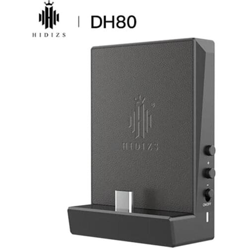 Hidizs DH80 DH80S Portable Headphone Amplifier USB DAC AMP DSD Decoding with MQA HiFi Audio DAP for Mac OS / Win / Android / iOS