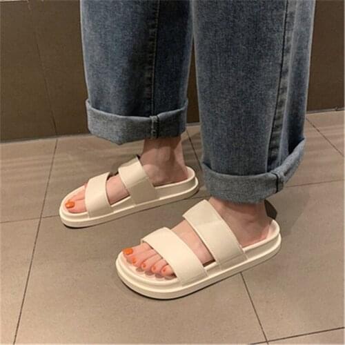 Unisex EVA Soft Home women Flip Flops Comfortable Flat Slides Non-Slip Silent Indoor Adult Family Shower Slippers