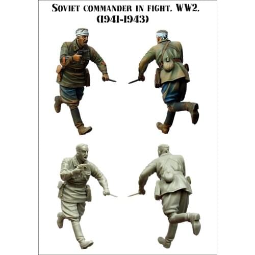 [tuskmodel] 1 35 scale model resin kits resin figures WW2 Soviet soldiers E093