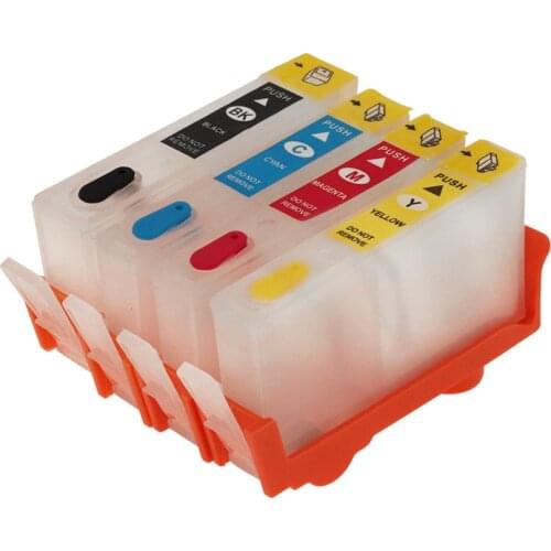 Refillable Ink Cartridges For HP 904 Ink Cartridges With ARC Chips For HP OfficeJet Pro 6950 6951 6954 6956 6970 Latin America