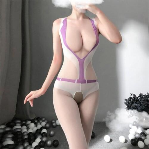 NIKOANA New Lingerie Bodysuit Sexy Women Underwear Silk Stockings Silk Clothing Pantyhose Bodystocking Erotic Catsuit Body Suit