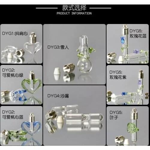 10pcs mix shape glass vial pendant glass pendant wishing glass bottle locket necklace pendant name on rice perfume bottle decor