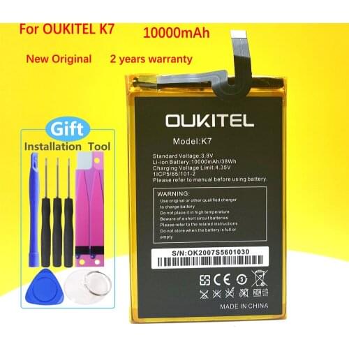100% Original 10000mAh Battery For Oukitel K7 /K7 power Mobile Phone High Quality +Tracking Number