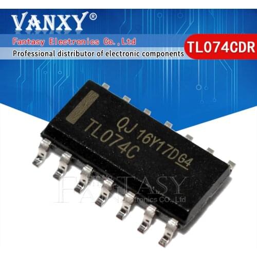 100PCS TL074CDT SOP14 TL074 SOP TL074C SOP-14 SMD 074C TL074CDR new and original IC