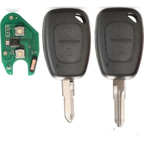 Wilongda 3 Button Remote Car Key 433mhz pcf7947 chip for Renault Megane Scenic Smart Card With Insert