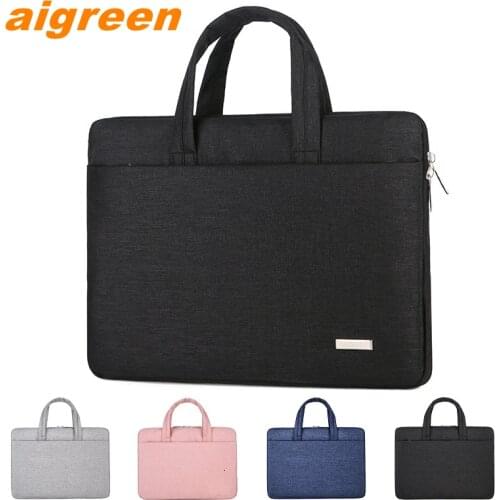Aigreen Brand Handbag Laptop Bag 11,12,13.14.15.6 Inch Waterproof Case Cover For Macbook Air Pro M1,Computer Notebook DropShip