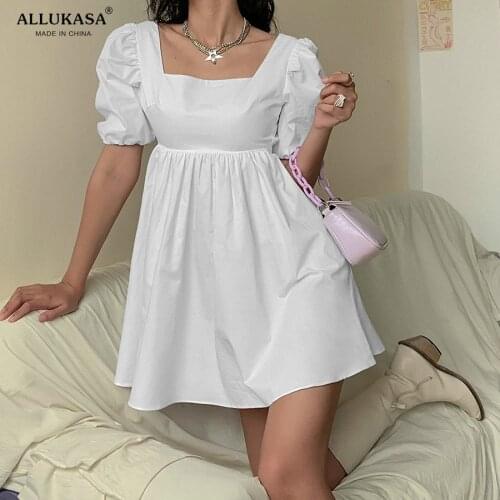 Пышные летние платья Allukasa China At AliExpress