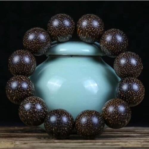Hainan Venus Chinese Eaglewood old Material Bracelets Wild OilyWood Buddhist Prayer Bead Hand Catenary Plate Play Gift Fragrance