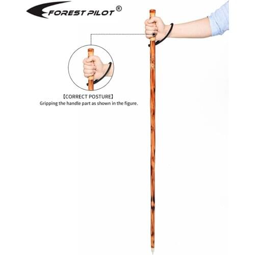 FOREST PILOT Wooden Walking Cane for Men and Women Handcrafted of Hardwood, Nature Color, 37 Inches