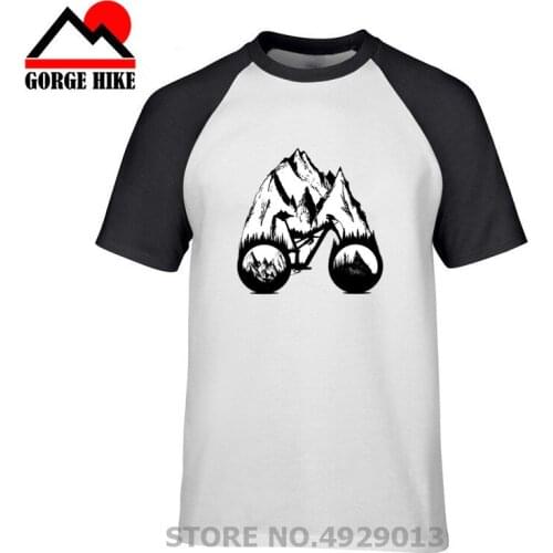 MTB Enduro Biker T shirt men mountain biker t-shirt homme bicycle bmx tshirt rider mountains tee shirt hombre 2019 Newest design