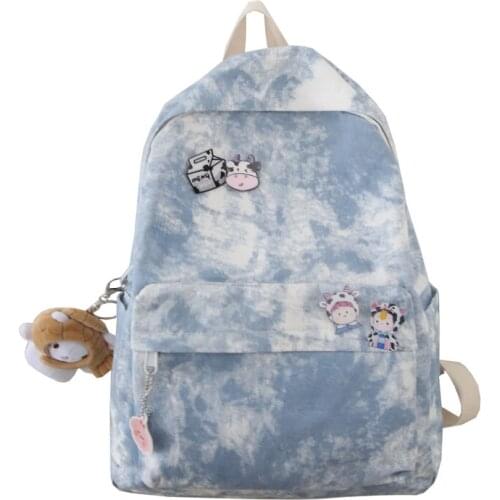 Canvas School Bag Backpacks For Teenage Girls Casual Women College Backpack Fashion Camouflage Women Backpack