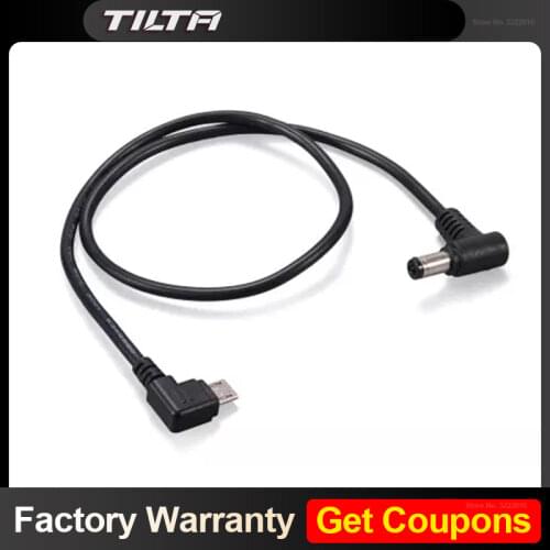 TIlta Nucleus-Nano Micro USB to 90 Degree 2.1mm DC Motor Power Cable For Nucleus N Follow Focus Accessories WLC-T04-PC-DCM21